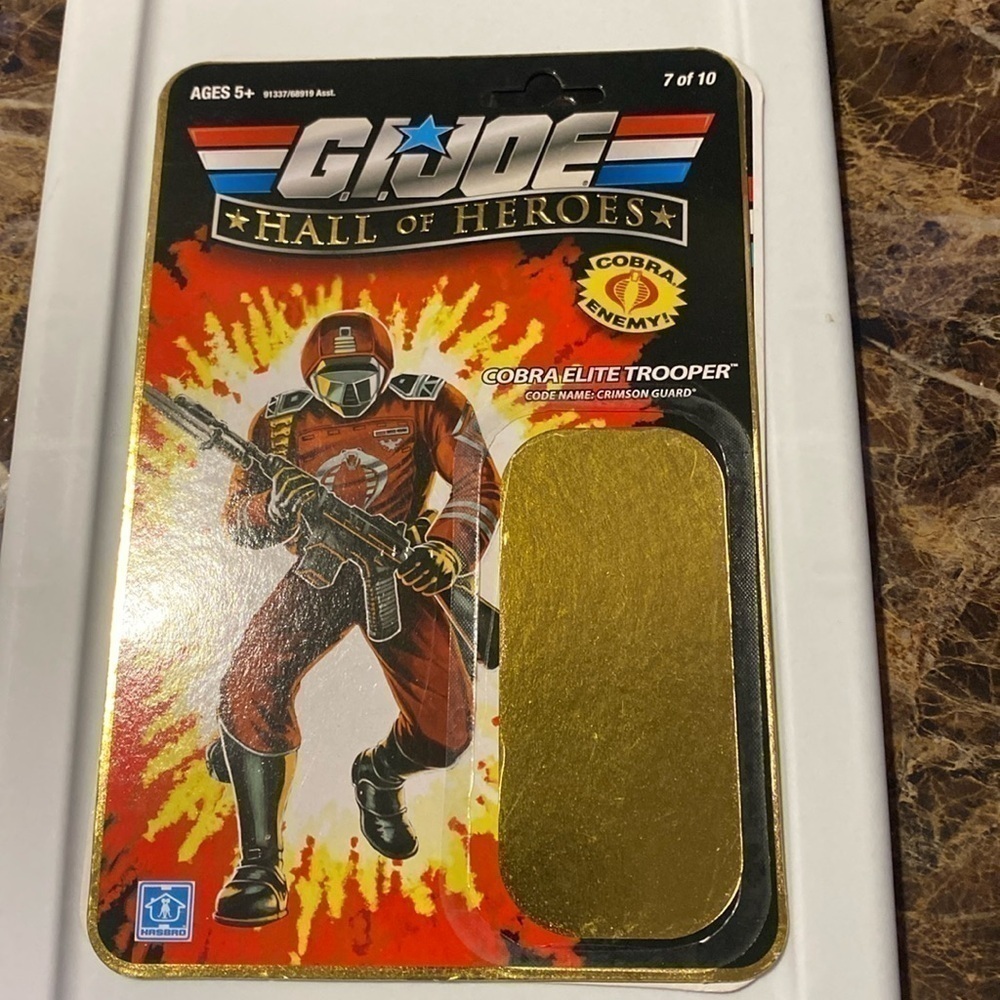 GI JOE Cobra Troopers uncut file cards - Picture 2 of 5